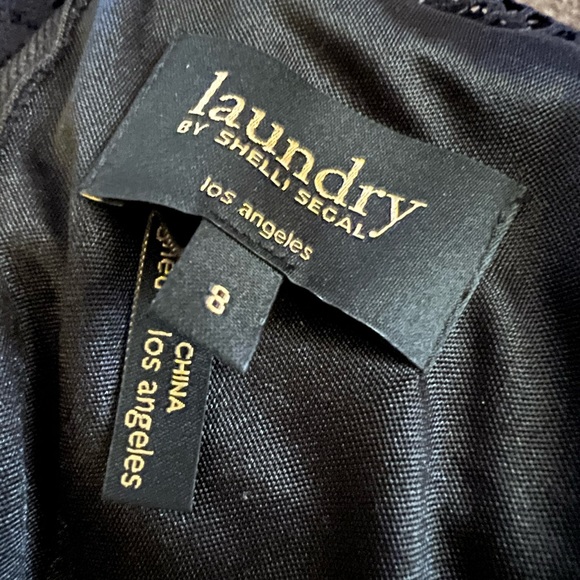 Laundry by Shelli Segal, lace black dress, worn once. Size 8. - Picture 6 of 7